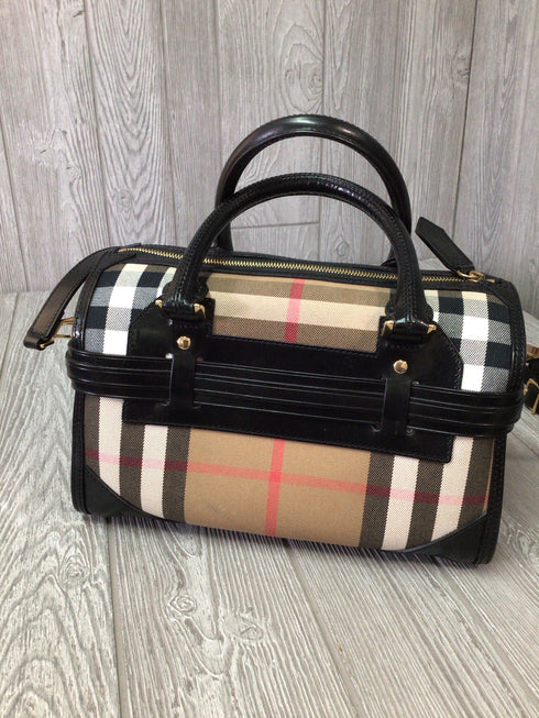 Burberry Alchester Bridle Bowling bag House check
